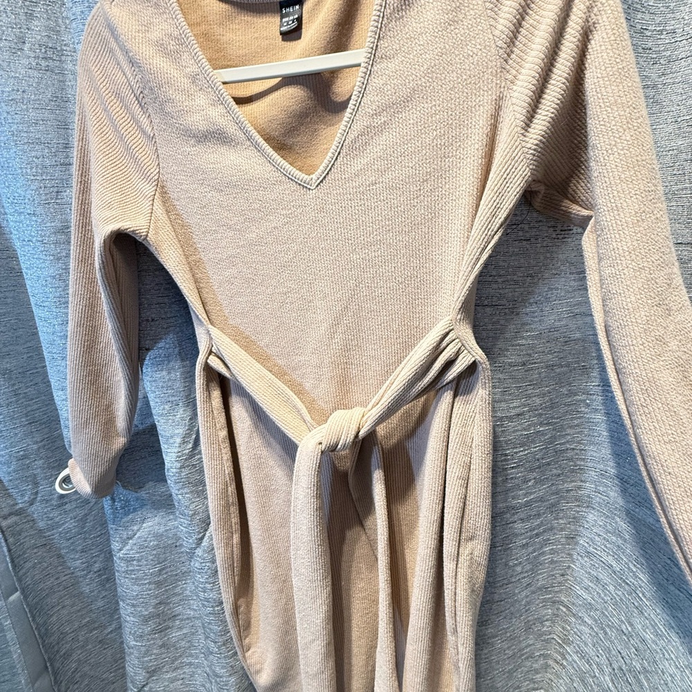SHEIN Tan Ribbed Knit Top - Picture 3 of 6